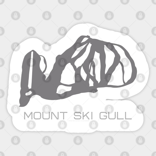 Mount Ski Gull Resort 3D Sticker by Mapsynergy